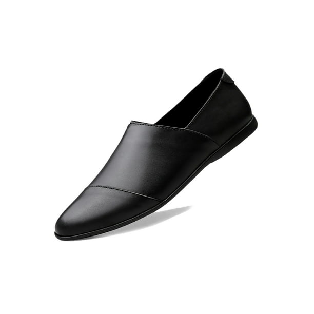 Details about   Men's Classic Square Toe Formal Business Dress Slip On Loafer Shoes